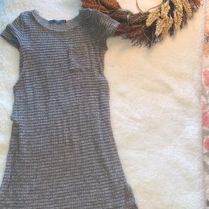 High slit sweater top